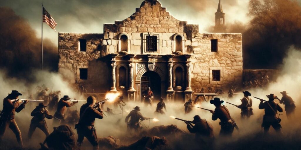 Battle of the Alamo - illustration